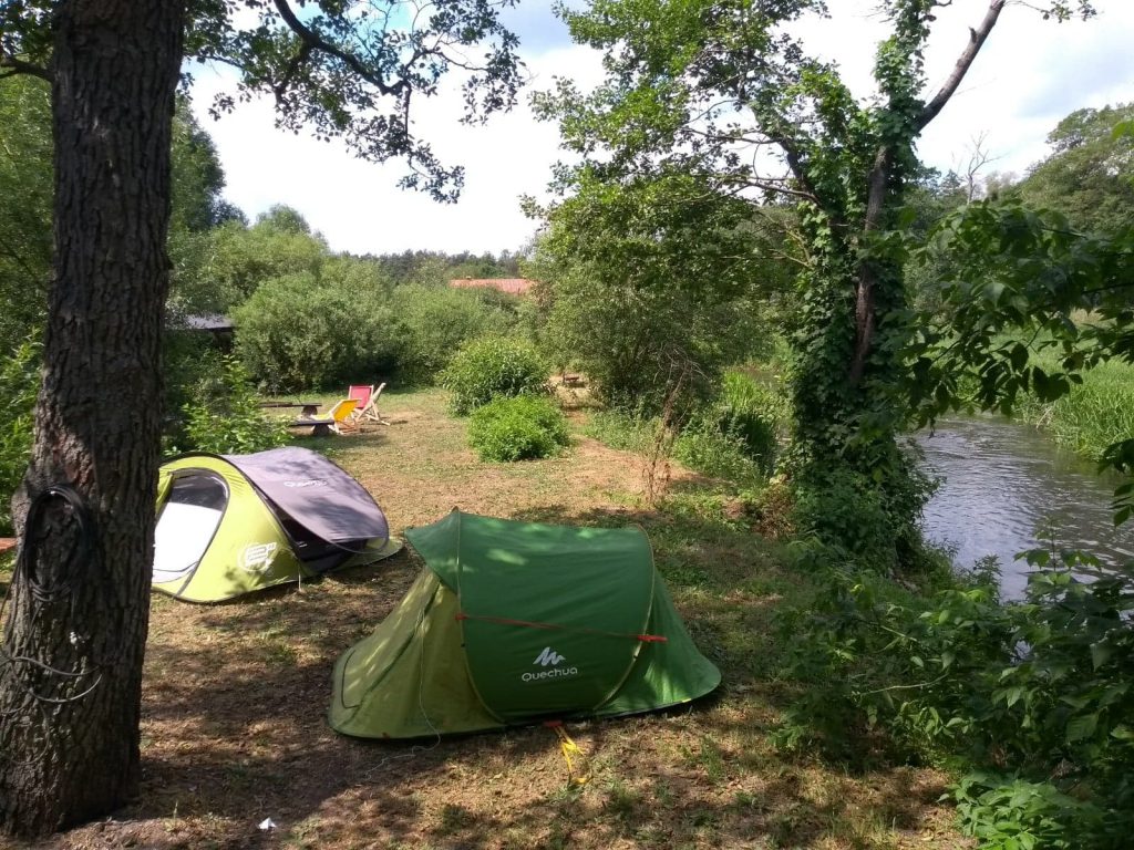 Pole namiotowe na pięknym terenie - warta-welna-travel.pl